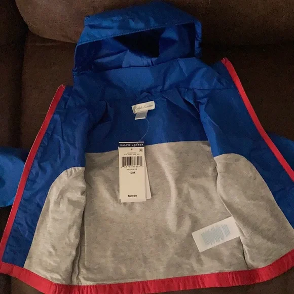 NWT RALPH LAUREN POLO Rain Coat - Wind Breaker Infant Baby Size 12 Month RL POLO - Picture 10 of 10